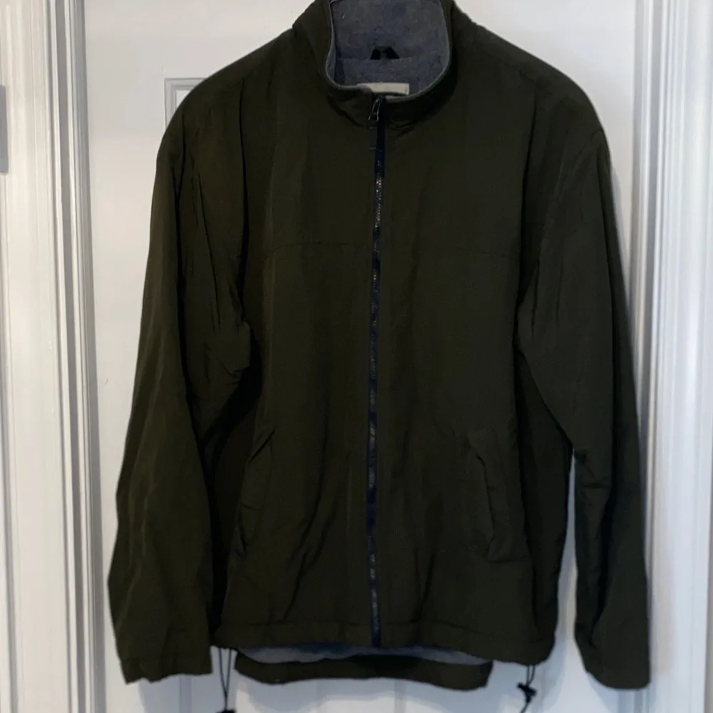 J. Crew Olive fleece lined  Jacket